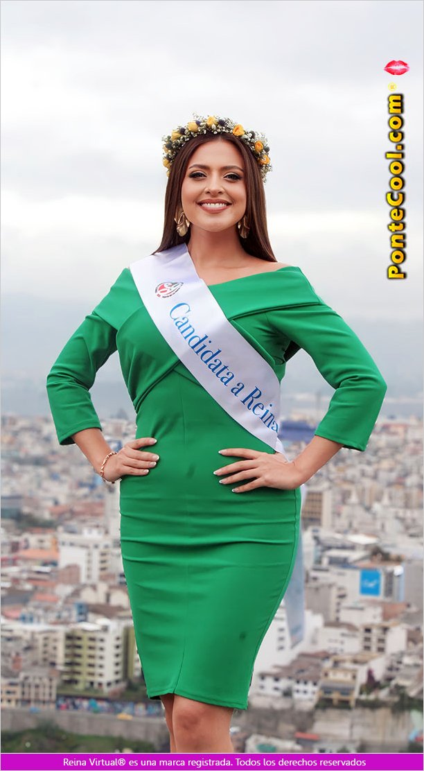 Nicole Rosero, candidata a Reina de Ambato 2024. Apoyala para Reina Virtual 2024.