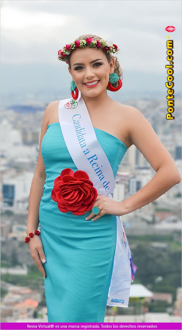 Maria Angeles Pacheco, candidata a Reina de Ambato 2024
