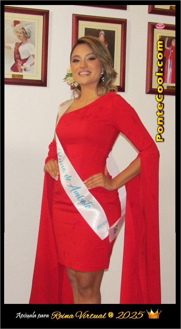 Alison Mesias candidata a Reina de Ambato 2025. Apóyala para Reina Virtual 2025. 