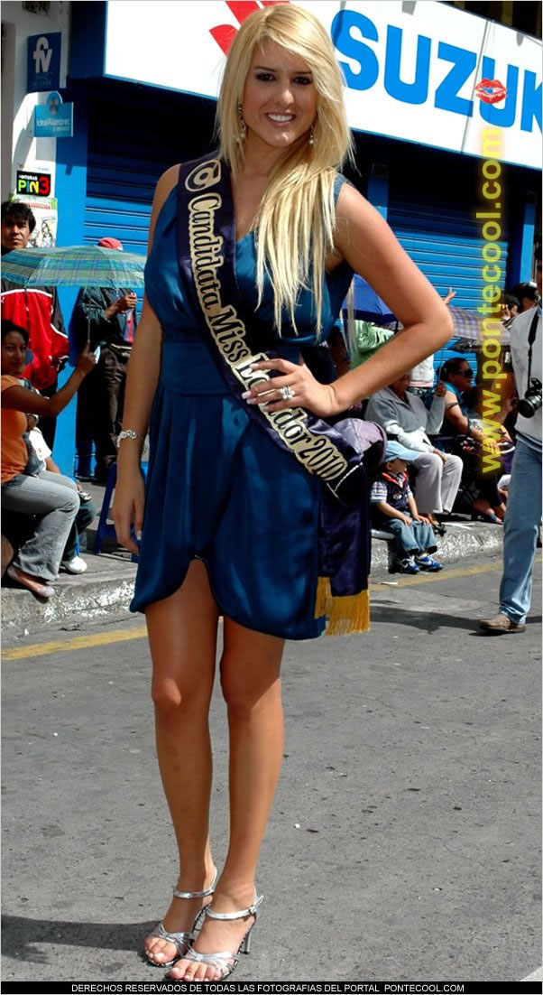 Adriana Creter candidata a Miss Ecuador 2010