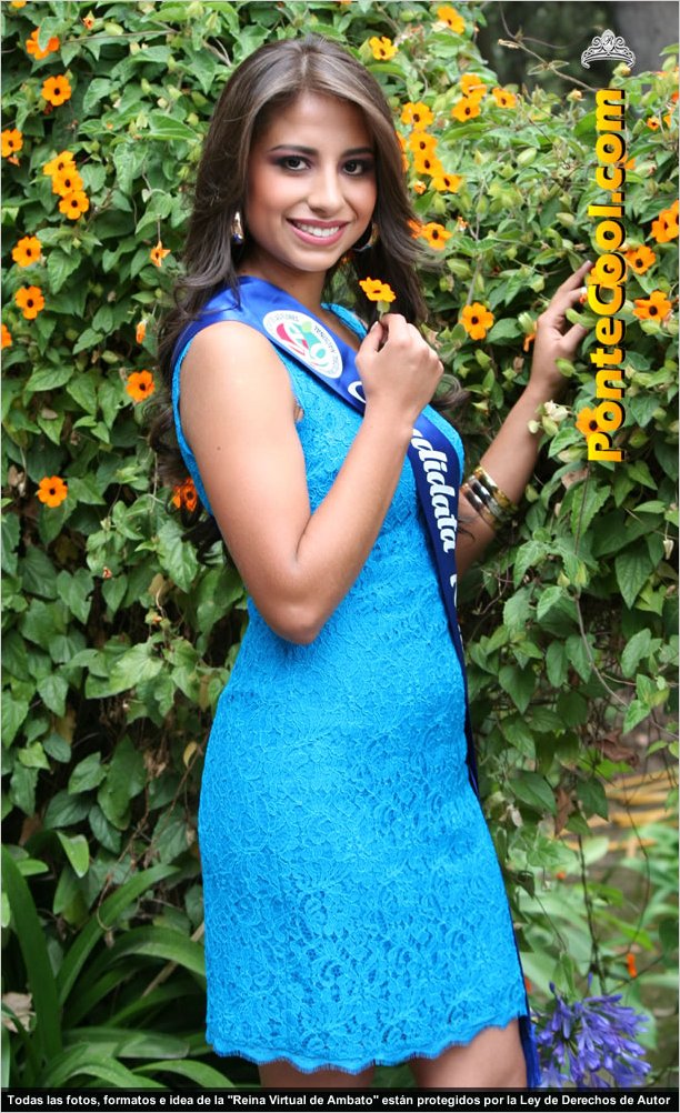 Ana Emilia Gordillo Altamirano candidata a Reina de Ambato 2015, apoyala para Reina Virtual 2015.
