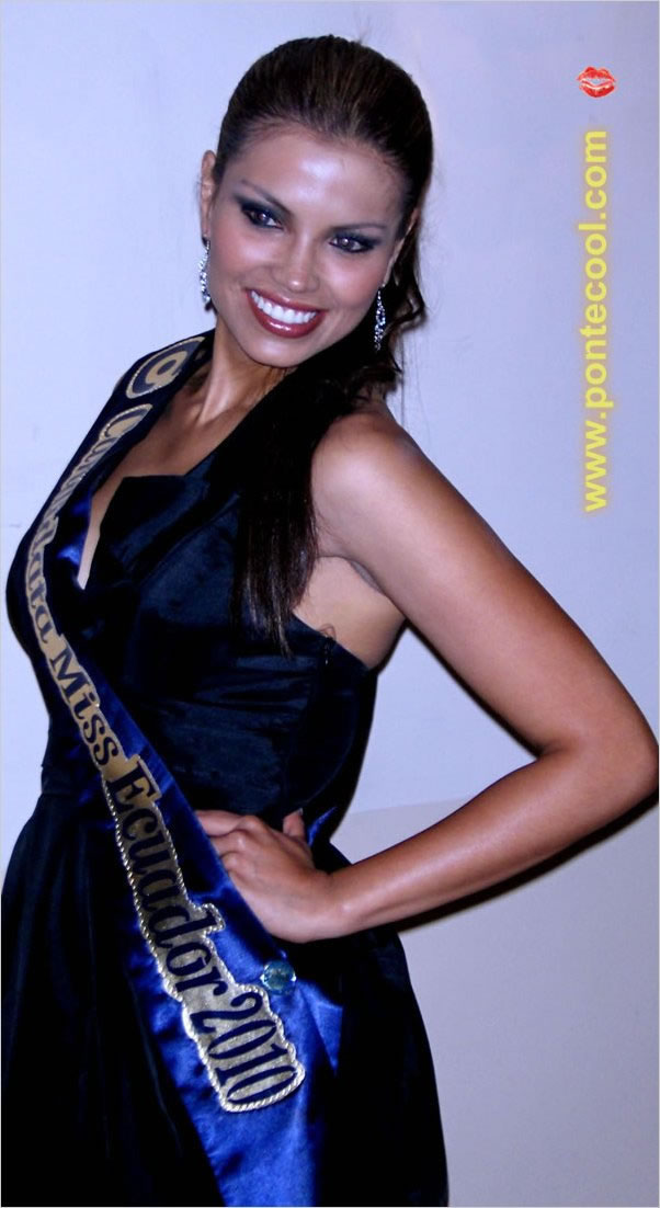 Andrea Suárez  Candidata a Miss Ecuador 2010