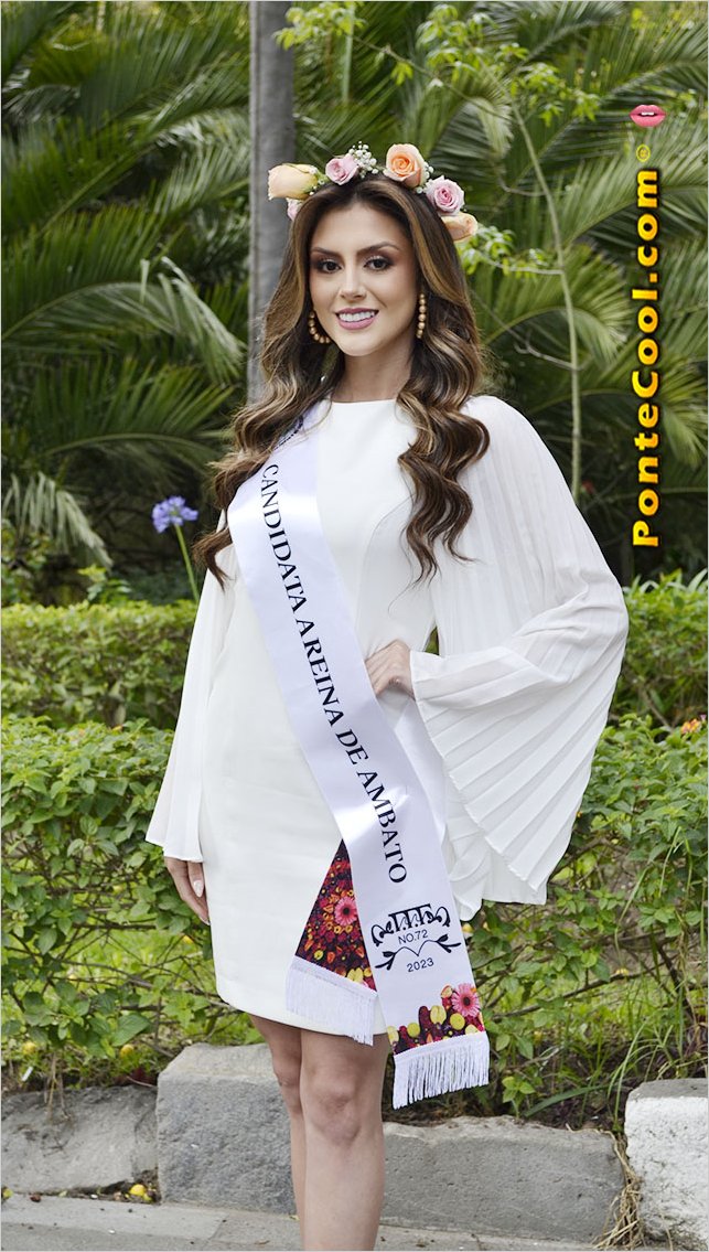 Diana Palacios candidata a Reina de Ambato 2023