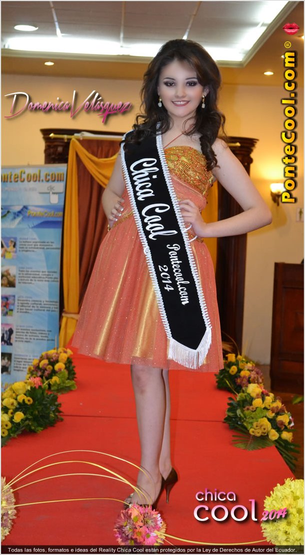 Domenica Vel&aacute;squez es la flamante Chica Cool 2014
