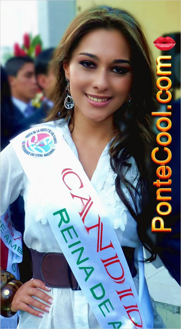 Alexandra Estefanía Medrano Herdoiza candidata a Reina de Ambato 2012, apóyala para Reina Virtual 2012