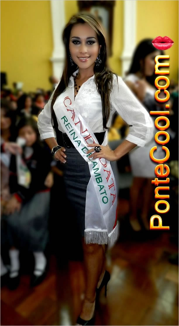 Alexandra Estefanía Medrano Herdoiza candidata a Reina de Ambato 2012, apóyala para Reina Virtual 2012