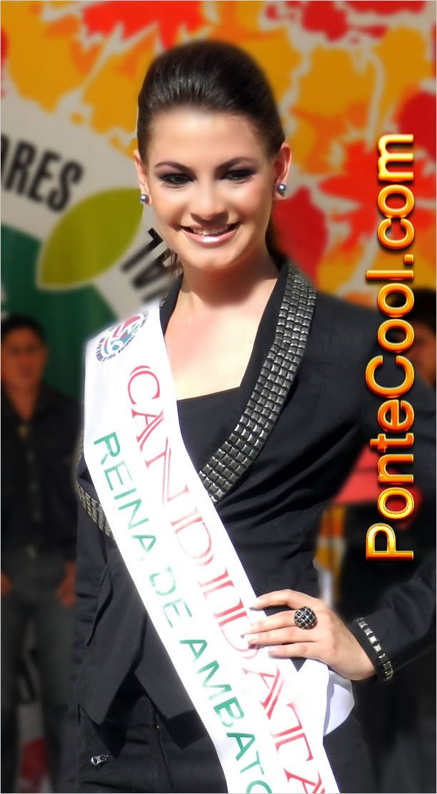 Estefania Vela candidata a Reina de Ambato 2012, apóyala para Reina Virtual 2012