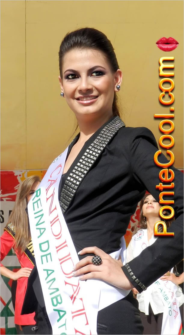 Estefania Vela candidata a Reina de Ambato 2012, apóyala para Reina Virtual 2012