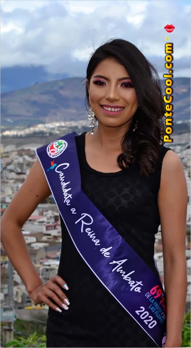 Ibeth Bonifaz candidata a Reina de Ambato, apoyala para Reina Virtual 2020