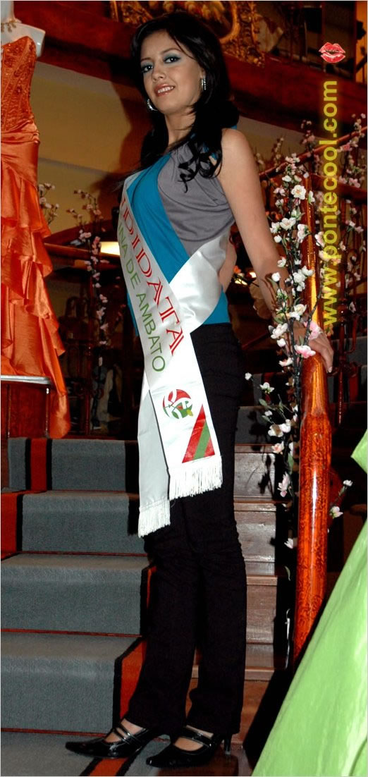 Candidata Reina Ambato 2010 Mayra Ocaña, apóyala para Reina Virtual 2010