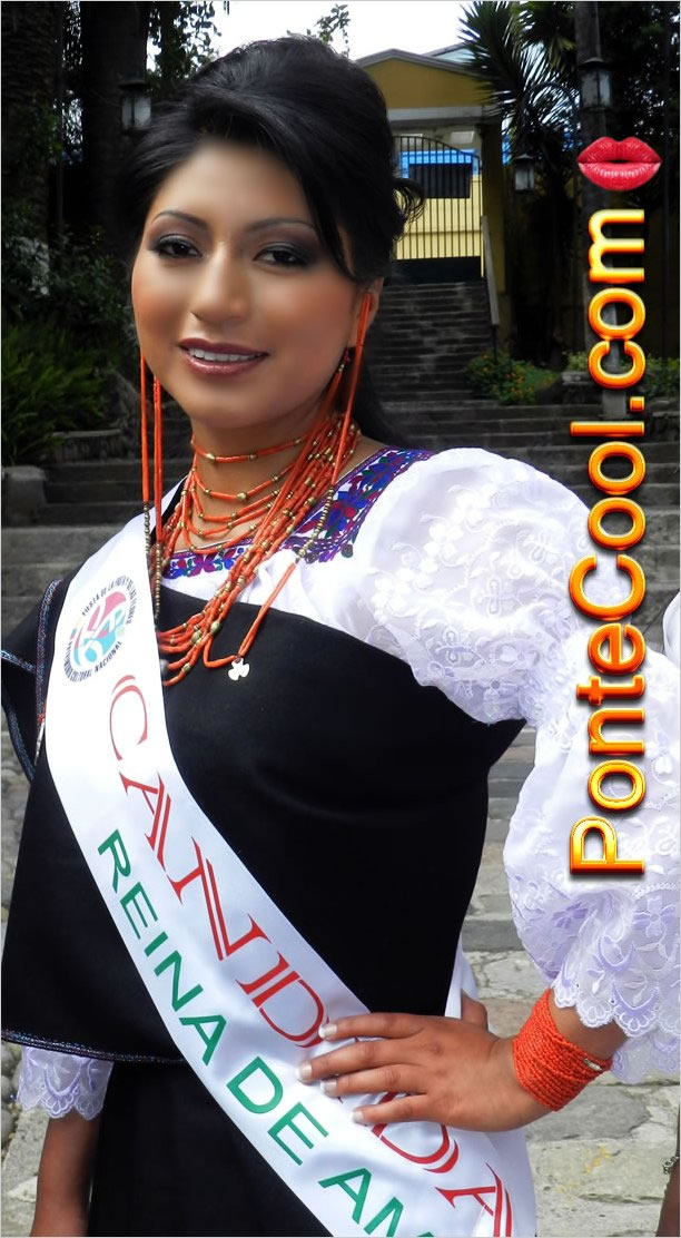 Jenny Fernanda Aimaguano Pacari candidata a Reina de Ambato 2012, apóyala para Reina Virtual 2012