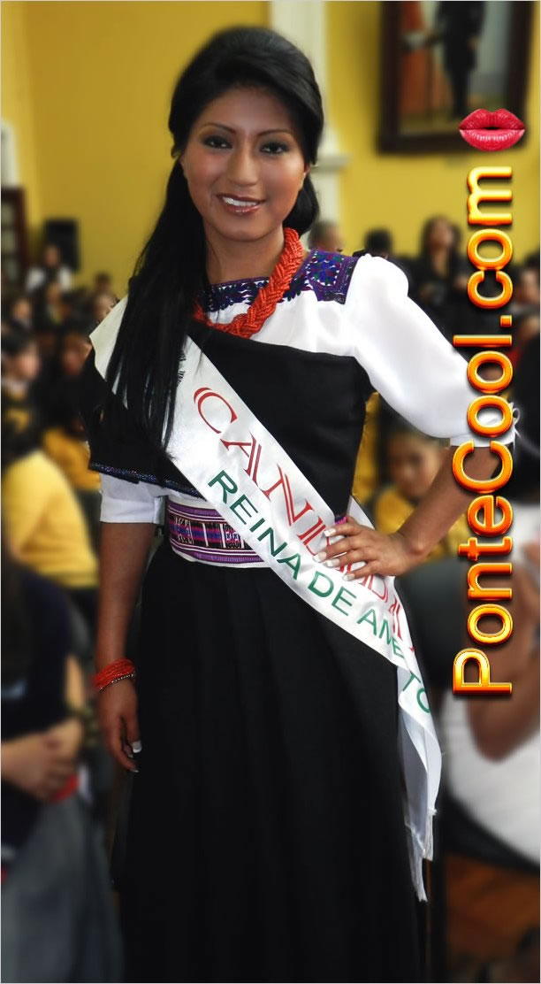 Jenny Fernanda Aimaguano Pacari candidata a Reina de Ambato 2012, apóyala para Reina Virtual 2012