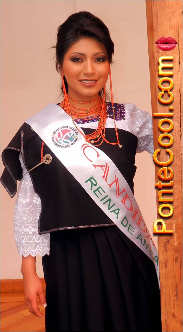 Jenny Fernanda Aimaguano Pacari candidata a Reina de Ambato 2012, apóyala para Reina Virtual 2012