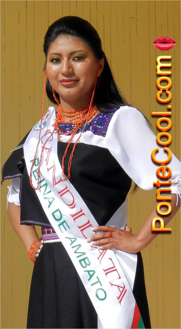 Jenny Fernanda Aimaguano Pacari candidata a Reina de Ambato 2012, apóyala para Reina Virtual 2012