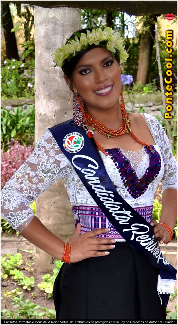 Karina Chango Candidata a Reina de Ambato 2016, apoyala para Reina Vritual 2016.