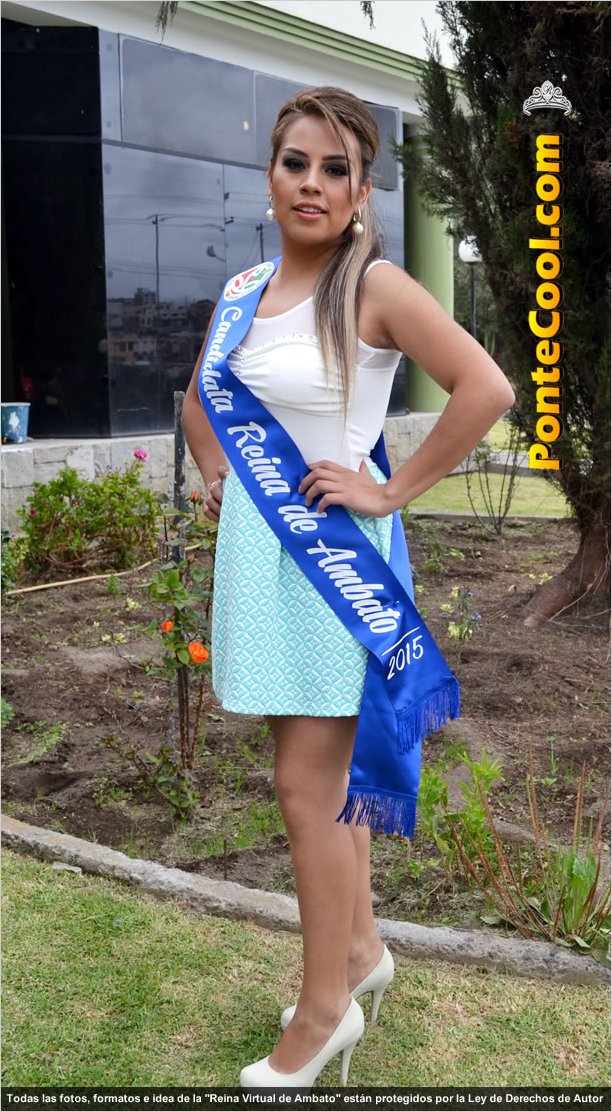 María José Castillo Escobar Candidata a Reina de Ambato 2015, apoyala para Reina Virtual 2015.