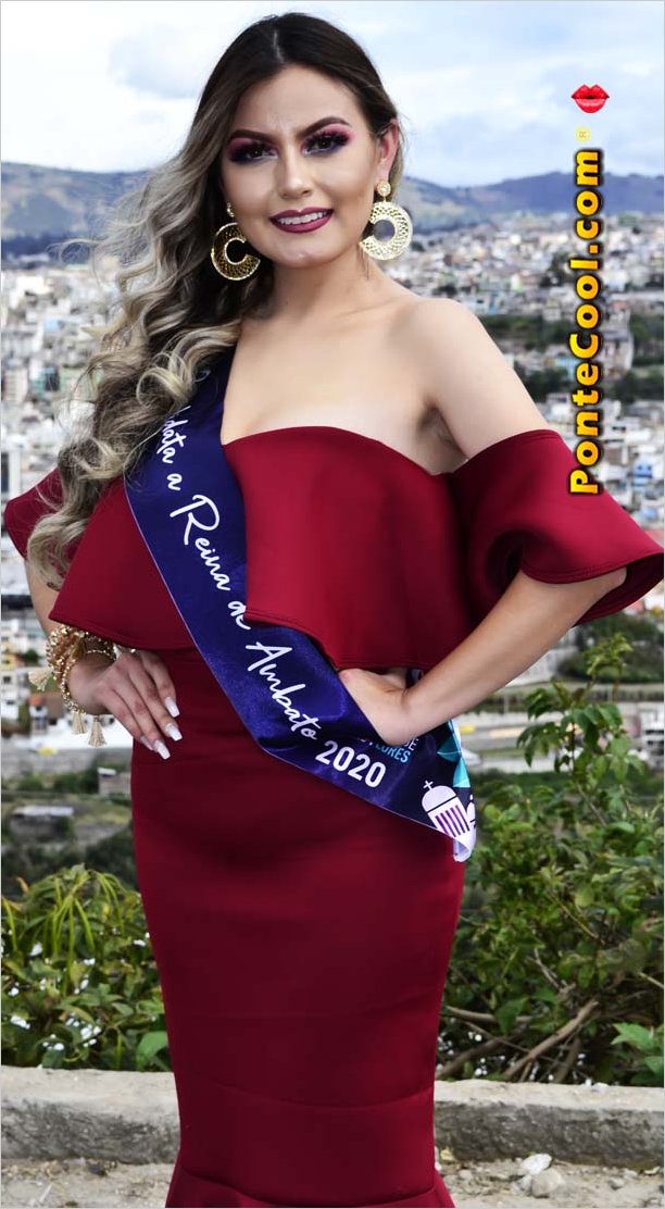 Micaela Iza candidata a Reina de Ambato, apoyala para Reina Virtual 2020
