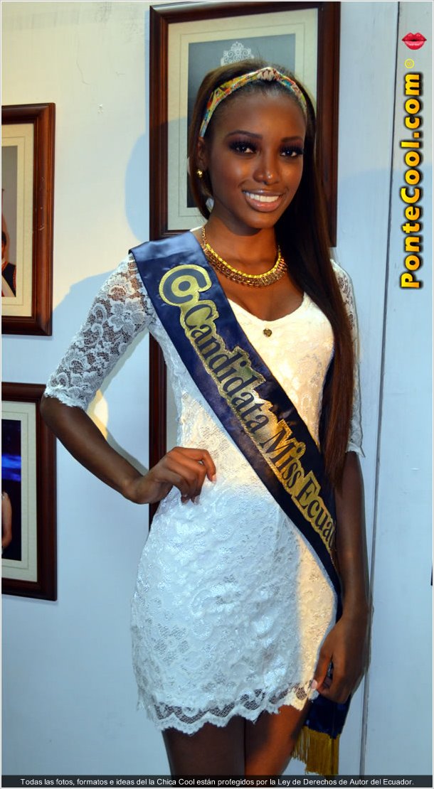 Nathaly Quiñonez candidata Miss Ecuador 2015 representante de Quinindé 