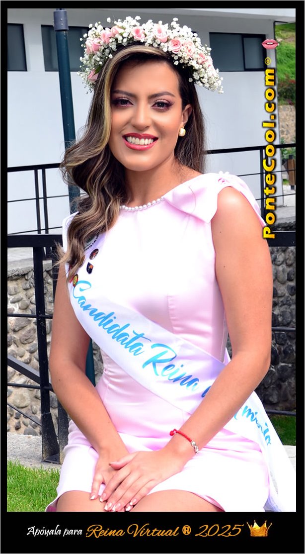Nicole Garces candidata a Reina de Ambato 2025. apoyala para Reina Virtual 2025.