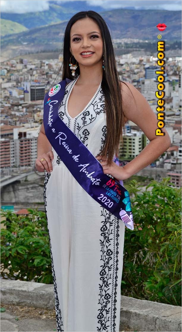 Nicole Garzón candidata a Reina de Ambato apoyala para Reina Virtual 2020