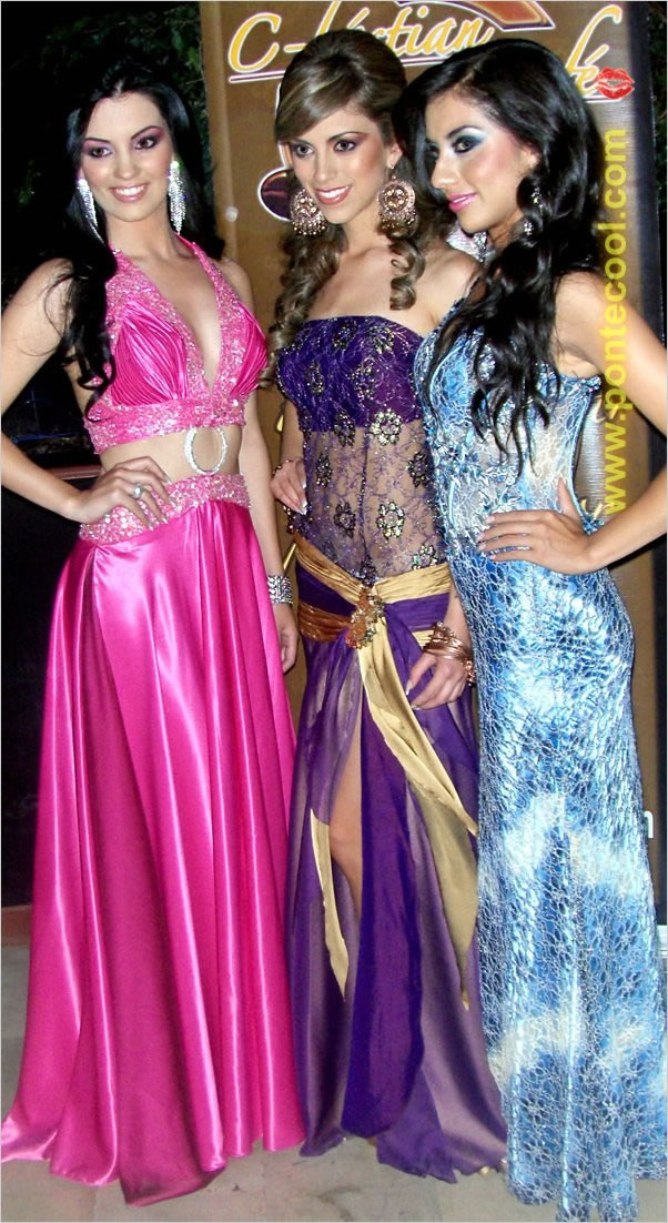 Candidata Reina de Ambato 2010 Pamela Caicedo, Sylvia Sevilla, Nora  Salazar